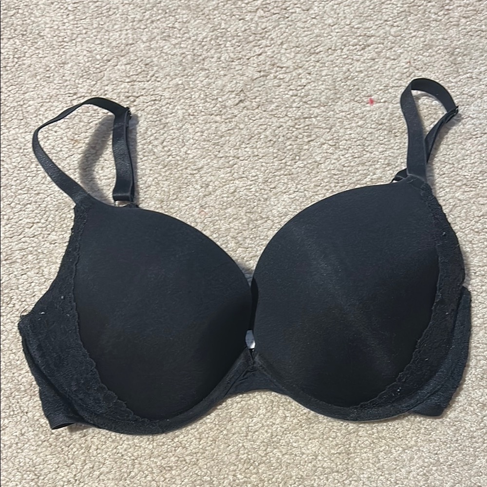 Black Lace Bra